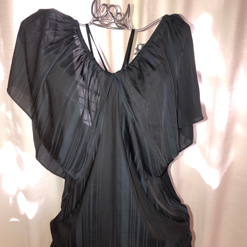 Silk off the shoulder blouse